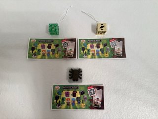 Figuras Minecraft Kinder Sorpresa