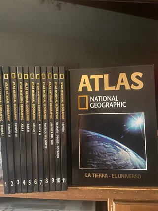 Enciclopedia Atlas 12 tomos de National Geographic