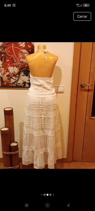 Vestido blanco ibicenco