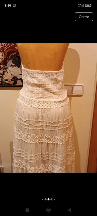 Vestido blanco ibicenco