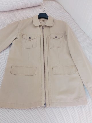 Chaqueta Beige Talla M Hombre