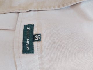 Chaqueta Beige Talla M Hombre