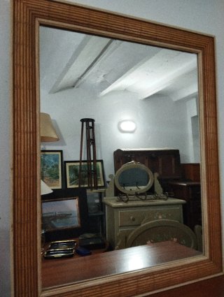 Espejo Zara Home Bambú y Madera