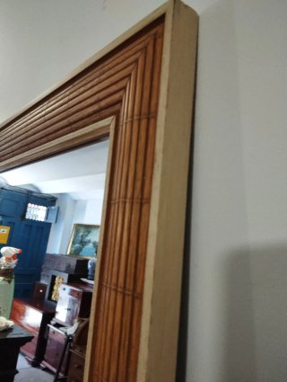 Espejo Zara Home Bambú y Madera