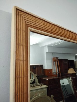 Espejo Zara Home Bambú y Madera