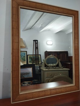 Espejo Zara Home Bambú y Madera