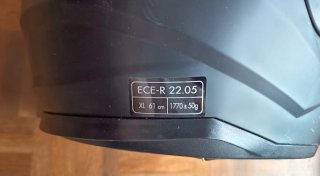 Casco Modular Crivit Negro Talla XL