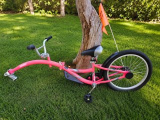Bicicleta semitándem infantil WeeRide
