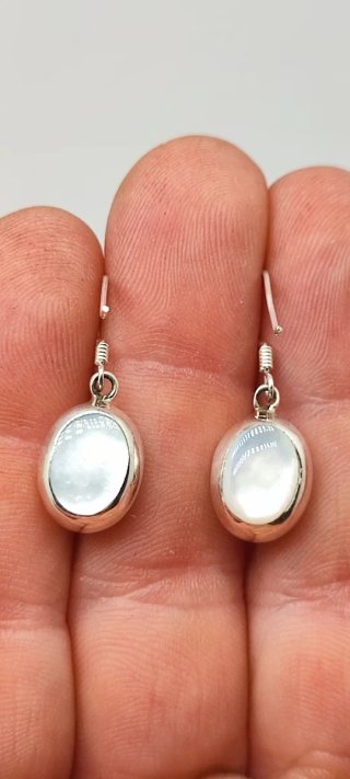 Pendientes de Plata Abalon y Nácar.