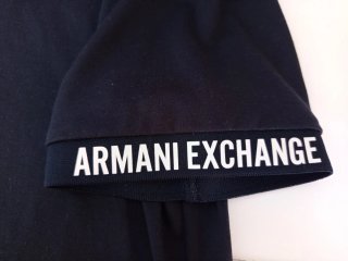 Polo Armani Exchange Azul Talla XL