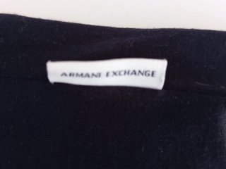 Polo Armani Exchange Azul Talla XL