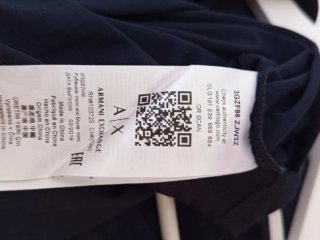 Polo Armani Exchange Azul Talla XL