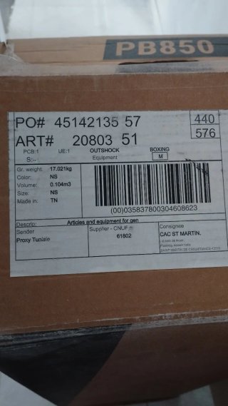 Saco de boxeo Outshock rojo 15kg
