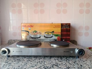 Placa de cocina doble Ralson Steel Plus