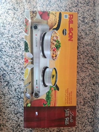 Placa de cocina doble Ralson Steel Plus