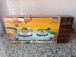 Placa de cocina doble Ralson Steel Plus