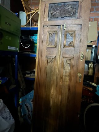 Puerta de Pazo madera hecha a mano