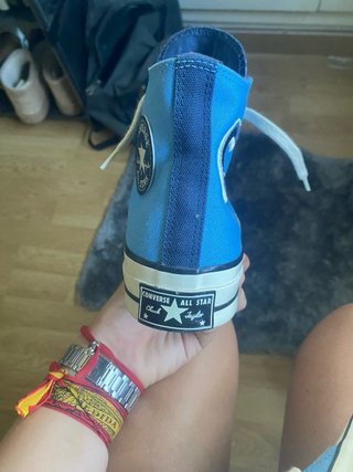 Converse azules talla 37/38 (1 uso)