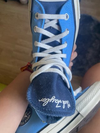 Converse azules talla 37/38 (1 uso)