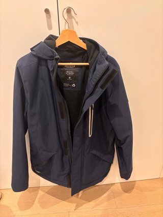 Chaqueta Hollister impermeable azul Talla M