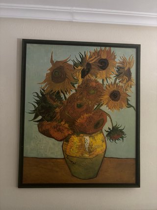 Cuadro de girasoles estilo Van Gogh
