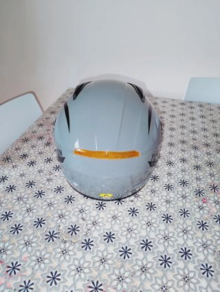 Casco moto YOSON grigio con visiera