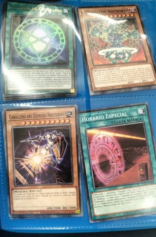 Cartas Yugioh: Dragón Sigiloso, Geh, etc.