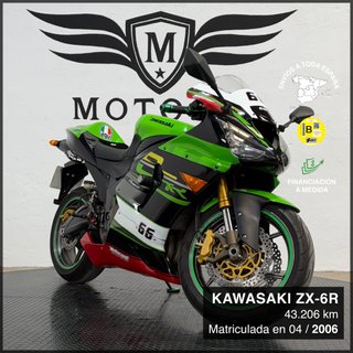 KAWASAKI ZX-6R 636cc - 2006, 43.206KM y GARANTÍA de segunda mano