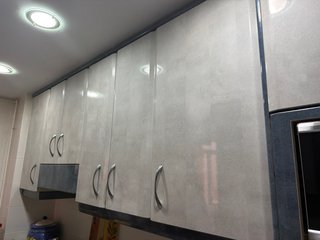 Frontal de cocina azul y gris HASTA JULIO