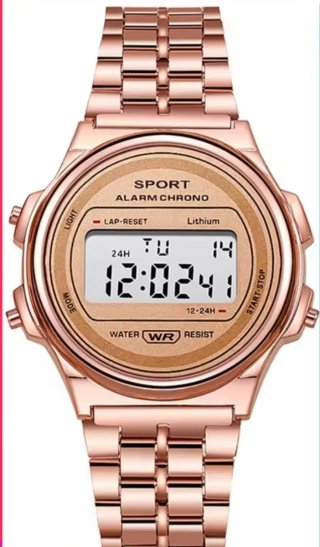 Reloj Sport Digital Dorado