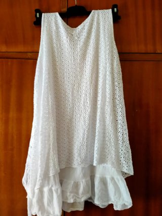 Vestido blanco encaje