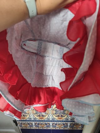 Traje Flamenca Niña Talla 2-3 Años