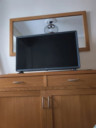 Televisión LG Negra