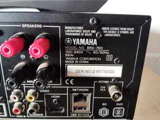 YAMAHA BRX 750 Tuner, CD/DVD/Blu-ray 3DTM
