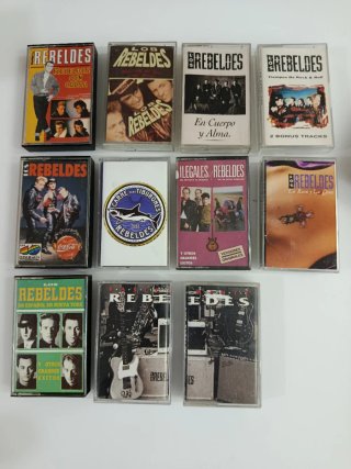 11 Los Rebeldes Cintas Cassettes ELIGE