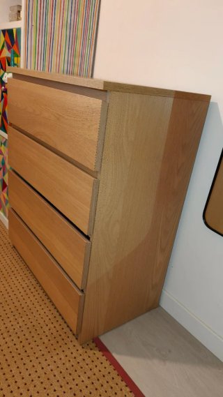 Cómoda MALM Ikea 4 cajones