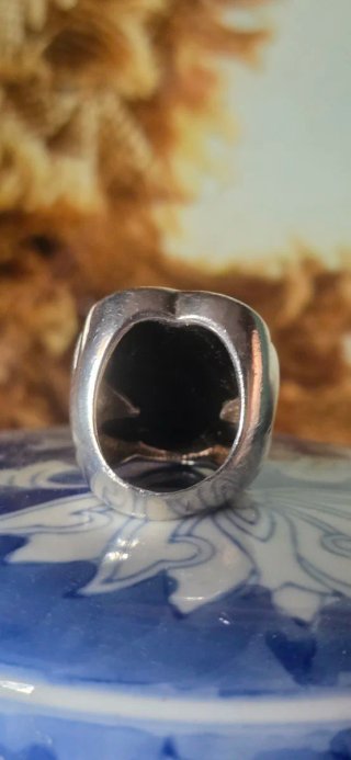 Anillo tous onix oso xl .plata