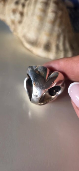 Anillo tous onix oso xl .plata