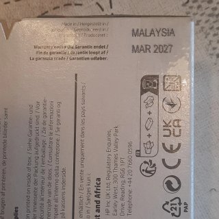 Cartucho Tinta HP 62XL Negro