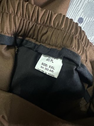Pantaloni Uomo Taglia XXL Marrone