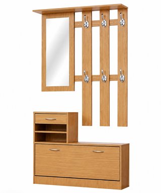 Mueble recibidor HOMCOM con espejo