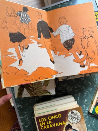 15 tomos de colección “Los Cinco” de Enid Blyton