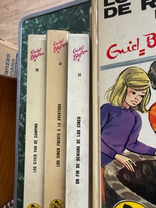 15 tomos de colección “Los Cinco” de Enid Blyton