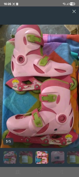 Patines Oxelo rosas talla 34-36