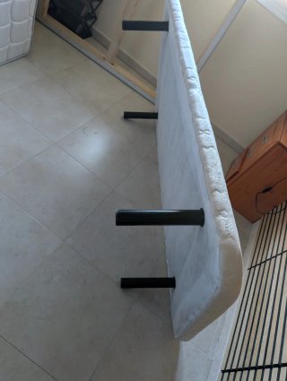2 Camas de 90cm con funda floral
