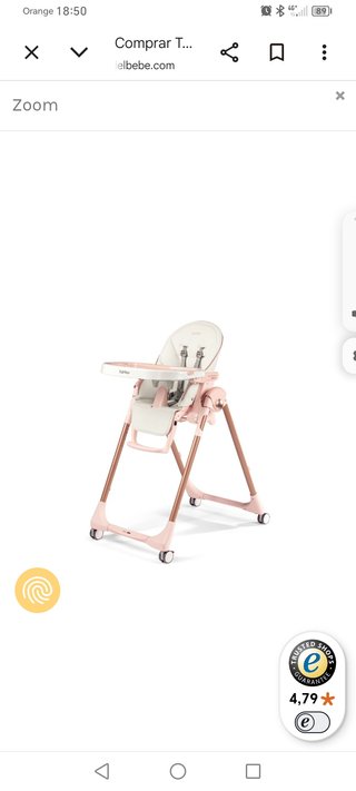Silla comer  peg perego