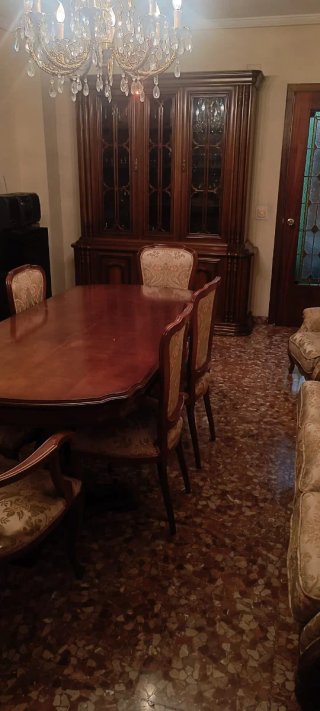 Mesa extensible comedor con 6 sillas