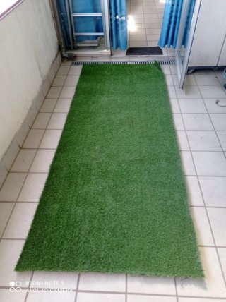 Césped artificial 2x1m