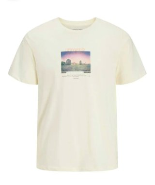 Camiseta Jack & Jones XL Hombre Beige