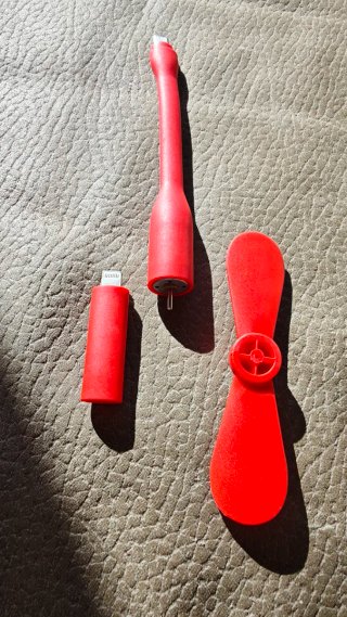 Mini Ventilador Portátil para Móvil 2 en 1